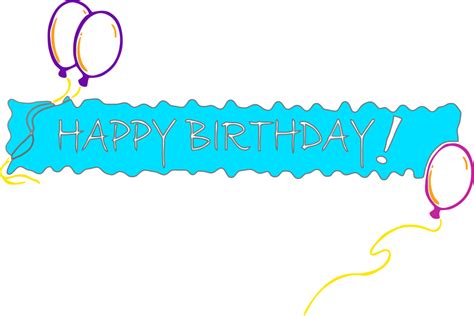 Birthday Banner Clipart Get Your Party Started