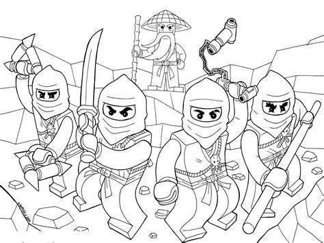 Coloriage Ninjago 30 dessins à imprimer