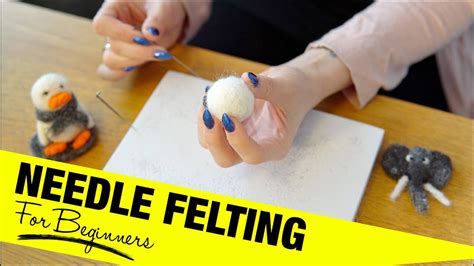 Needle Felting For Beginners How To Make A Basic Shape Youtube