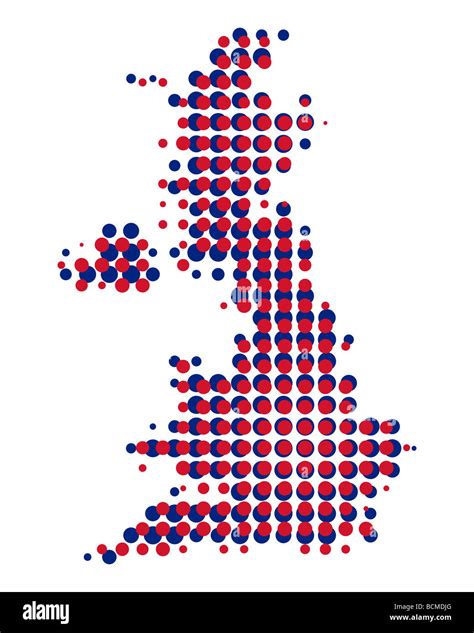 Map of Great Britain Stock Photo - Alamy