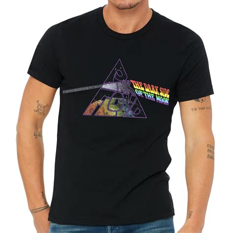 Pink Floyd Stacked Letter Prism T Shirt T Shirtsclothing Loudtrax