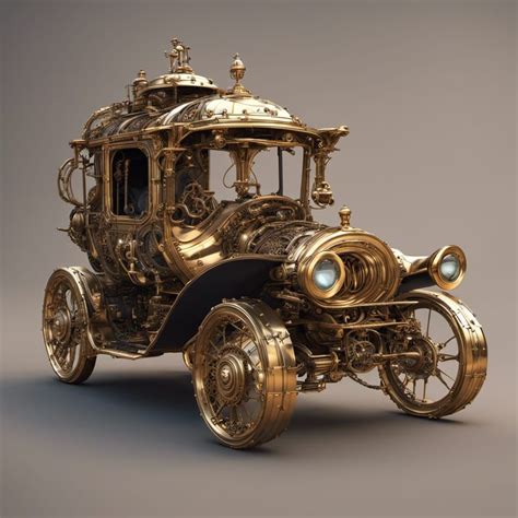 Unconventional Car ~ Steampunk Car Ai Generated Artwork Nightcafe Creator