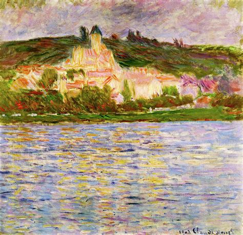 Vetheuil Painting By Oscar Claude Monet Fine Art America