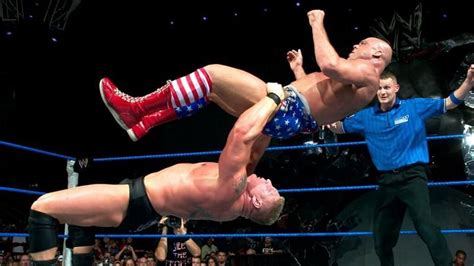 Page Rivalry Review Brock Lesnar Vs Kurt Angle