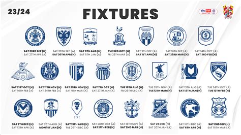 Rovers 2023 24 Sky Bet League Two Fixture List Confirmed News