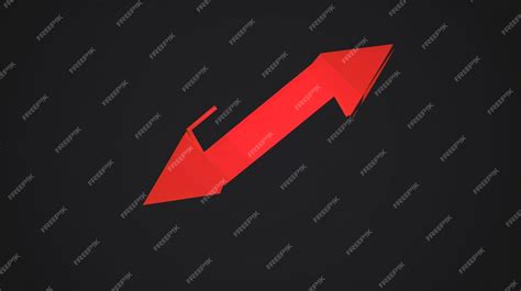 Premium Vector | A red arrow pointing to the right with a red arrow ...