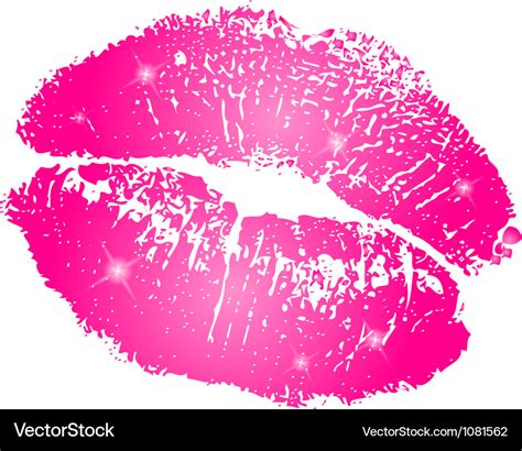 Lipstick print Royalty Free Vector Image - VectorStock