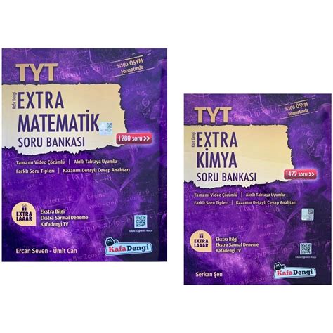 Kafa Dengi Yayınları TYT 2023 Matematik Kimya Extra Soru Kitabı