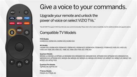 VIZIO Voice Remote XRT270R