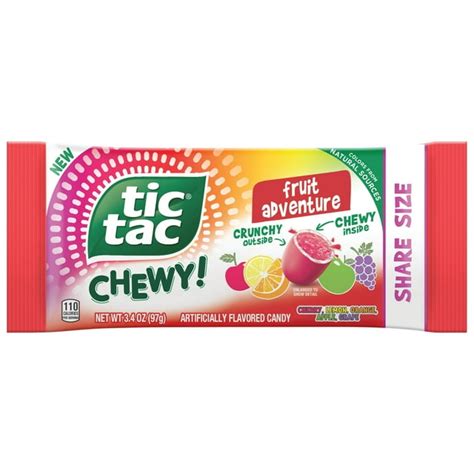 Tic Tac Chewy Fruit Adventure Candy Fruit Candy 3 4 Oz Pack Of 2