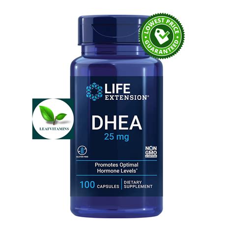 Life Extension Dhea 25 Mg 100 Capsules Shopee Thailand