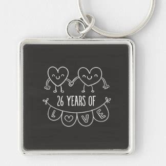 26th Anniversary Gifts on Zazzle