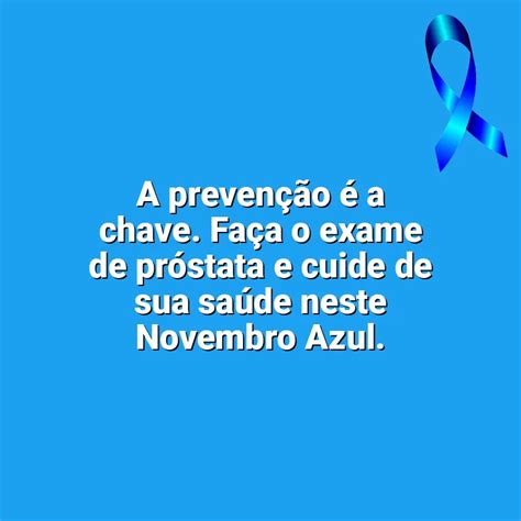 Frase Do Novembro Azul