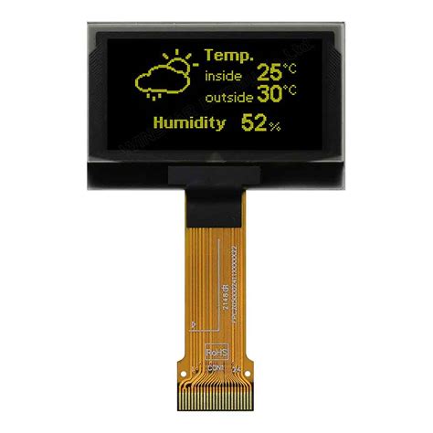 128x64 OLED Display, OLED Display Module 128x64 - WINSTAR 128x64 OLED LCD