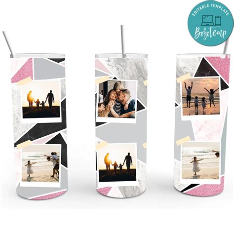 Personalised Photos Oz Skinny Tumbler Customizable Template Diy