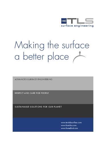 Anzeige Tls Surface Engineering Ausgabe Jahrgang Thermal