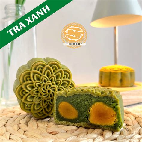 BÁNH TRUNG THU NHÂN NGỌT - TRÀ XANH MATCHA NHẬT BẢN – Tiệm Cá Chép