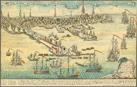 Timeline and History of Boston Massachusetts 1630-1795