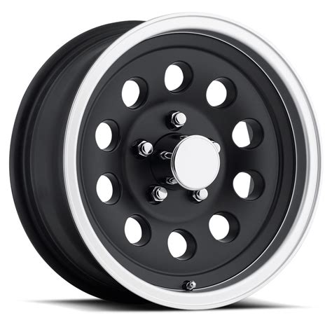 15" Aluminum Type S20 Matt Black Mod Trailer Wheel