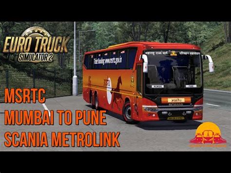 MSRTC ASHWAMEDH BUS MUMBAIPUNE Scania Metrolink HD 14 5 M Multiaxle