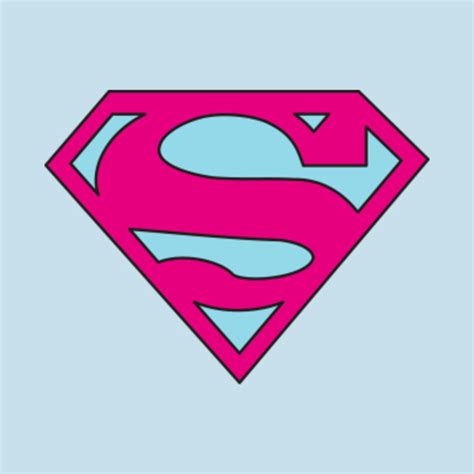 Superman Logo Pink Variant - Super Girls - T-Shirt | TeePublic