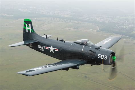 Aviation Photography Douglas Ad 4na Skyraider