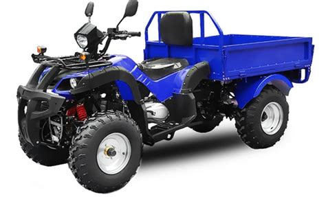 Jinling Quad Jinling Dumper 200cc Avec Benne Bleu LesTendances Fr