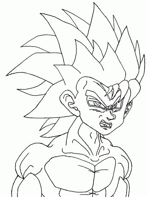 Dragon Ball Z Printable Pictures To Color