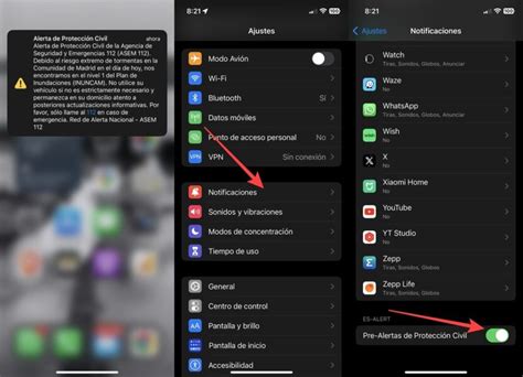 No me llegan las alertas de protección civil causas y solución