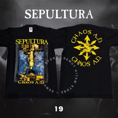 Kaos Sepultura Chaos Ad Builtup Band Musik Rock Metal Prapatan Rebel