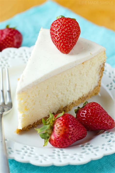 Perfect New York Cheesecake Recipe Video Life Made Simple