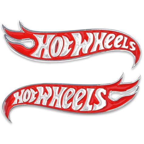 Chevy Camaro Hot Wheels Lh And Rh Fender Emblems Red And Chrome By General Motors Uk