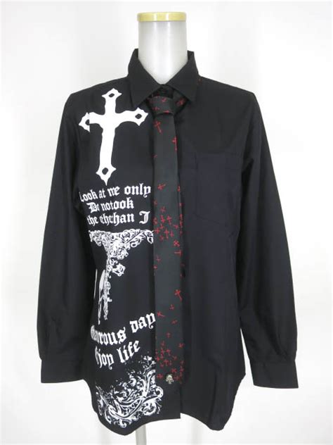 SEX POT ネクタイ付き GLAMOROUS ROCK シャツ 高価買取ならTokyo Alice ゴシックロリータパンクデザイナーズブランド買取販売