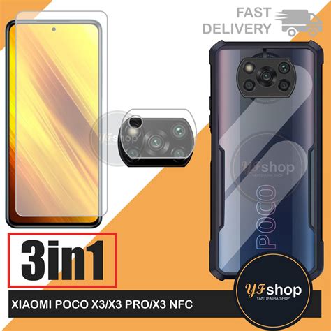 Jual Hard Case Poco X3 X3 Pro X3 NFC Paket 3in1 Casiing Cover