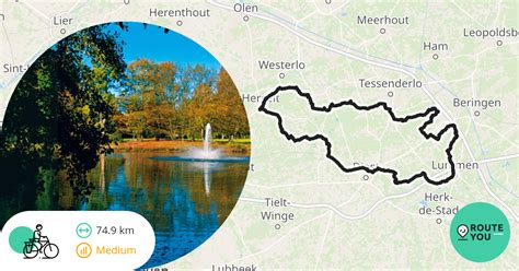 Paal Km Recreatieve Fietsroute Routeyou