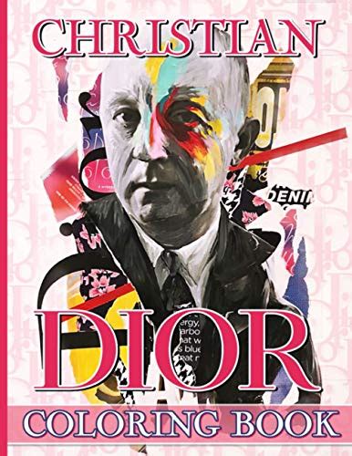 Christian Dior Coloring Book Stress Relieving Adults Coloring Books