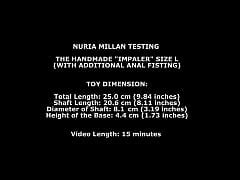 Nuria Mill N Testing The Handmade Impaler Size L With Additional Anal Fisting Twt Xxx