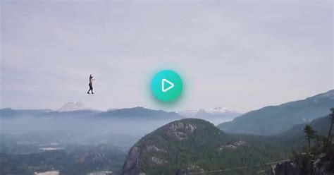 World Record Free Solo No Safety Lines Slackline Walk Album On Imgur