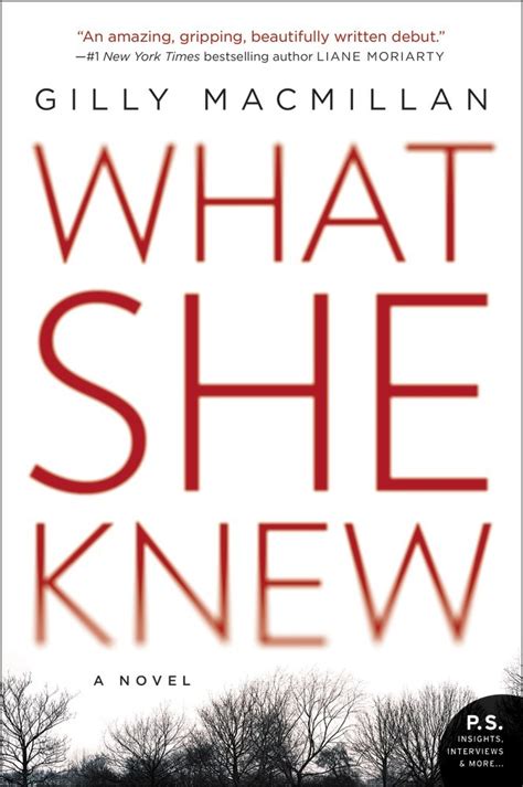 What She Knew (Jim Clemo, #1) by Gilly Macmillan | Goodreads