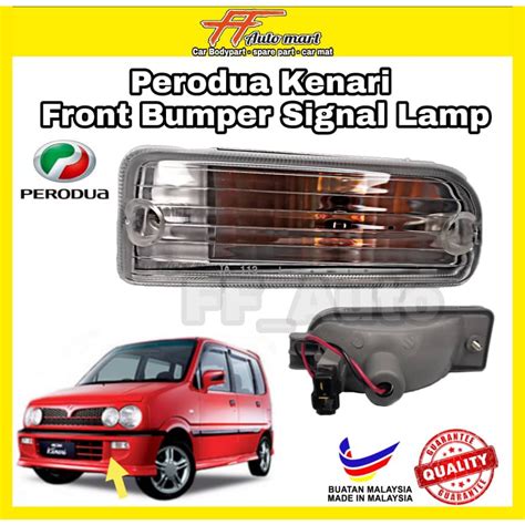 Perodua Kenari Front Bumper Signal Lamp With Bulb Socket Signal