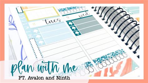 Plan With Me A N Weeks Ft Avalon And Ninth Youtube