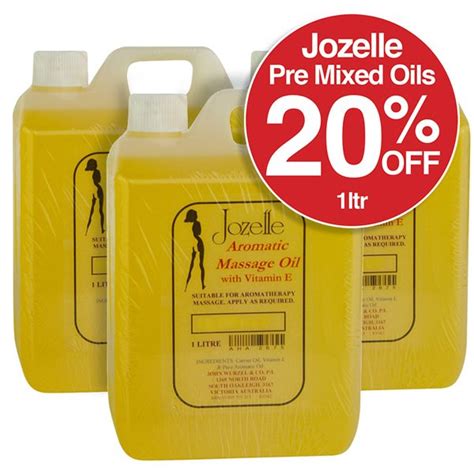 Jozelle Massage Oil Premixed 1ltr Promo National Salon Supplies