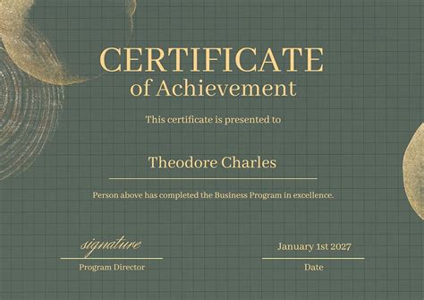 Certificate of achievement template | Free Photo - rawpixel