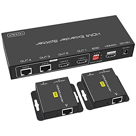 Vedindust Hdmi Extender Splitter In Out Extending Ft M