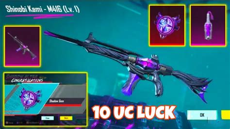 Luckiest Create Opening Ever 10 Uc Luck Trick To Get New M4 In 10