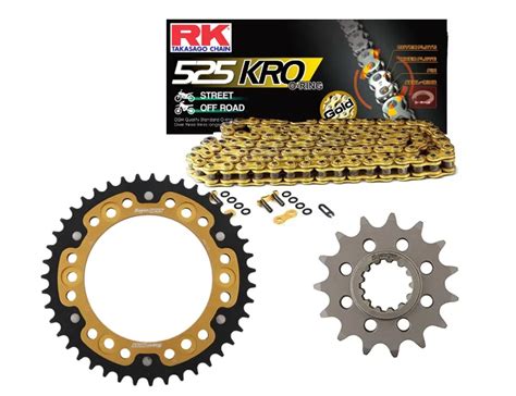 Kit de transmisión RK Supersprox para Yamaha FZ07 MT07 FZ09