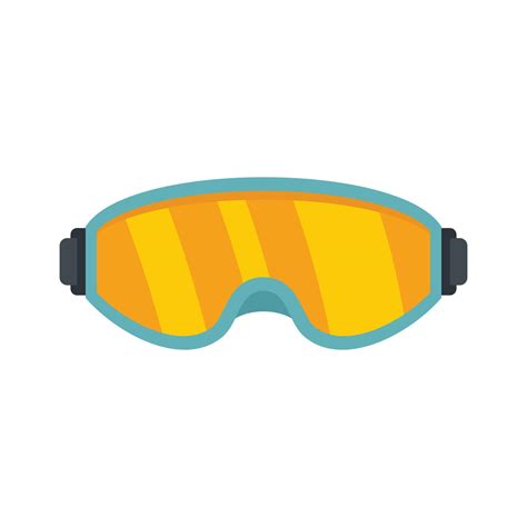 Ski Glasses Icon Flat Isolated Vector 15063173 Vector Art At Vecteezy