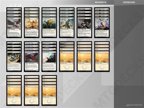 Arena Standard Mono White Aggro Deck By L0nE F0x MTG DECKS