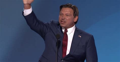 Florida Gov. Ron DeSantis speaks at Republican National Convention