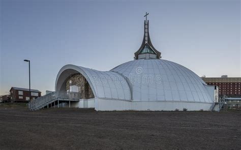 St Judes Anglican Cathedral In Iqaluit Stock Image Image Of Temple